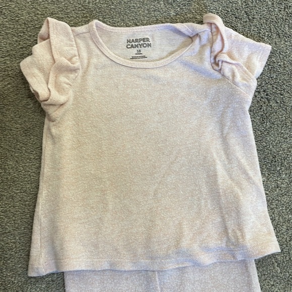 Harper canyon pink pants and matching top size 18 months - Picture 2 of 3
